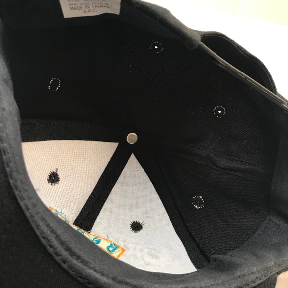 BEACH MTV Baseball Hat Snap back Mens Black Summer - Picture 7 of 7